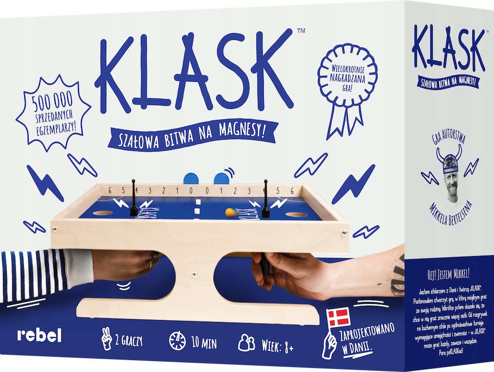 Spoločenská hra KLASK (poľské vydanie) Rebel